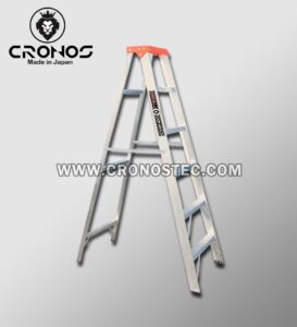 Escalera Tijera Simple Acceso De Aluminio 3.60 M/ 12 P.