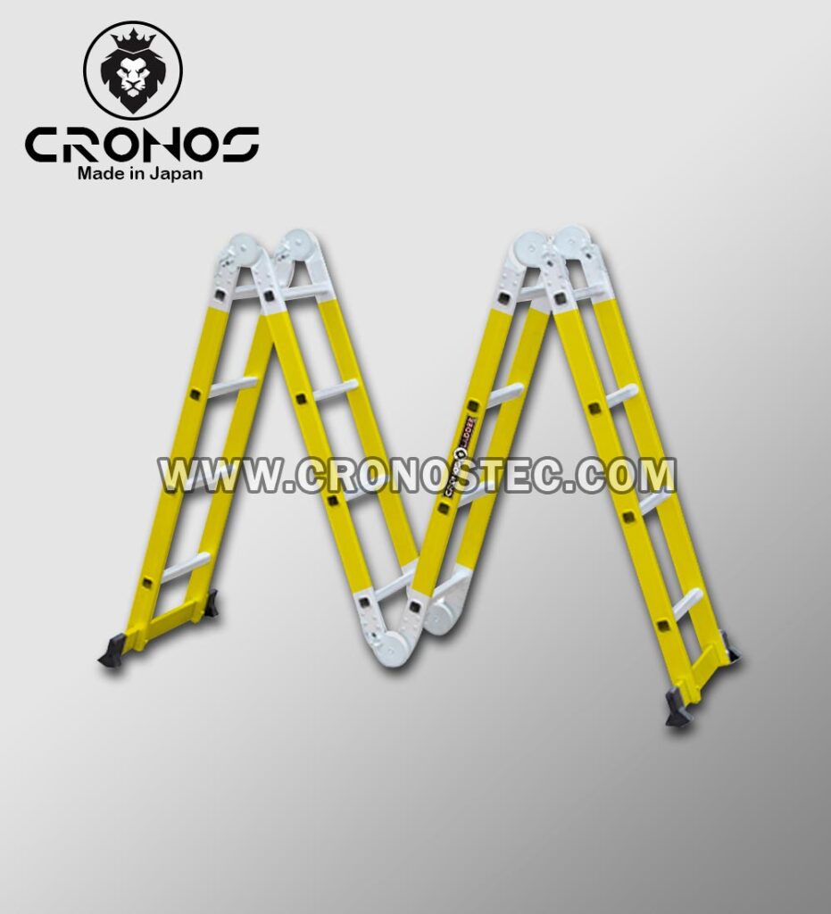 Escalera Multifuncional De Fibra De Vidrio 4.60 M/ 14 P.